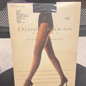 Donna Karan Sheer Black Hosiery